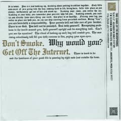 Don't Smoke / Get Off The Internet
