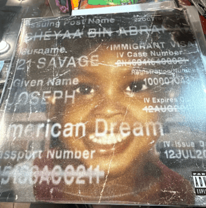 21 Savage American Dream Vinyl LP Record
