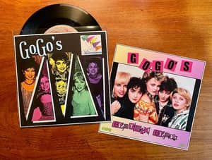 The Go-Go's - Vacation 7" Vinyl Record (1982) w/Custom Sleeve