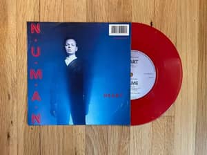 Gary Numan - Heart / Shame 7" 2 Track Single 1991 UK Press