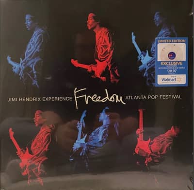 The Jimi Hendrix Experience - Freedom: Atlanta Pop Festival Experience Hendrix, Legacy - 19439887701 Ltd, RE, White Vinyl w/ Red & Blue Swirls  Still sealed; never opened. - Mint (M) - Mint (M)