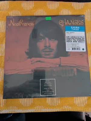 Neal Francis Changes teal vinyl sealed copy
