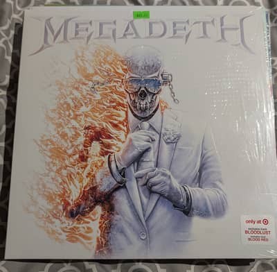 Megadeath Blood Red Ghostly Vinyl