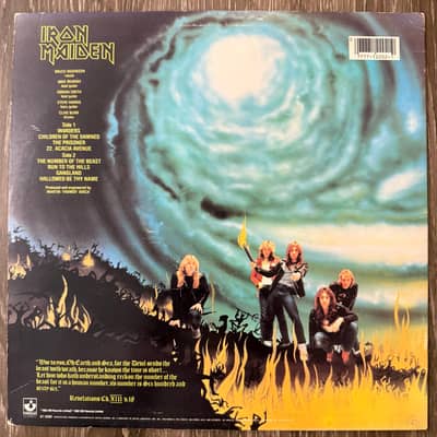 Image 2 of The Number Of The Beast - Iron Maiden ‘86 Harvest Speciality Records Press
