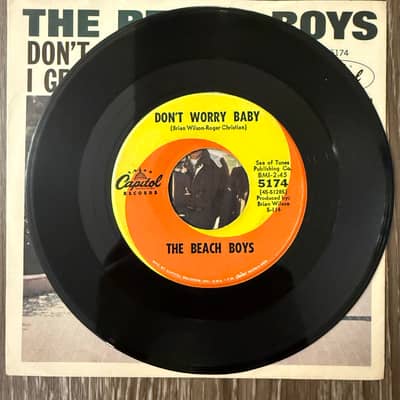 Image 4 of The Beach Boys - Dont’t Worry Baby/I Get Around Single