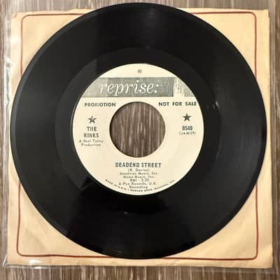 Image 2 of Deadend Street - The Kinks OG 1966 Promo 7”