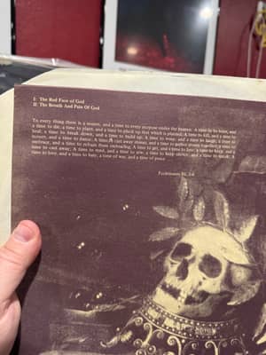 Image 3 of Current 93 With The Black And Red Menstrual Show - The Red Face Of God / The Breath And Pain Of God