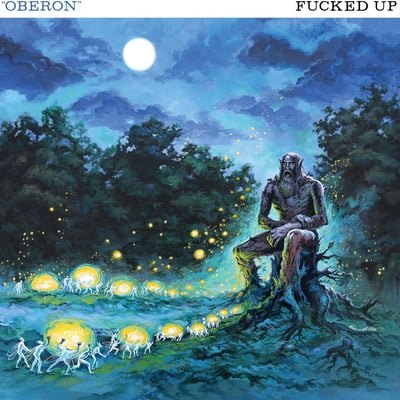 Fucked Up - Oberon (Tankcrimes, TC133) · 12" · Blue Translucent · M/M · Limited Edition