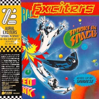 Aural Exciters - Spooks In Space (ZE Records, ZE 7001) · 7" · Clear White Fluorescent