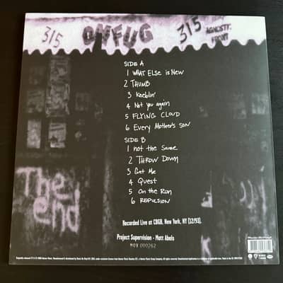 Dinosaur Jr. / J Mascis - J Mascis Live At CBGB's: The First Acoustic Show (Music On Vinyl, MOVLP1183) · LP · Silver/Black Marble, 180g · VG+/VG+ · Limited Edition, Numbered, Reissue