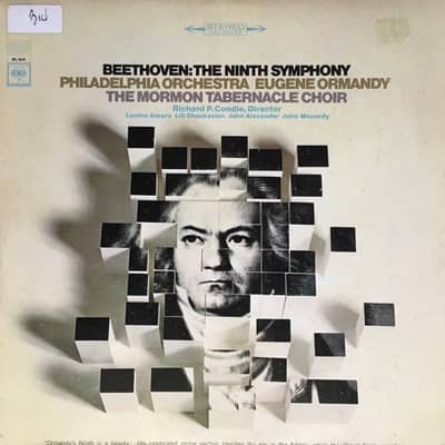 Ludwig van Beethoven - The Philadelphia Orchestra / Eugene Ormandy , Mormon Tabernacle Choir , Richard P. Condie , Lucine Amara , Lili Chookasian , John Alexander , John Macurdy - The Ninth Symphony (Columbia Masterworks, MS 7016) • LP • 2 Eye white arrows