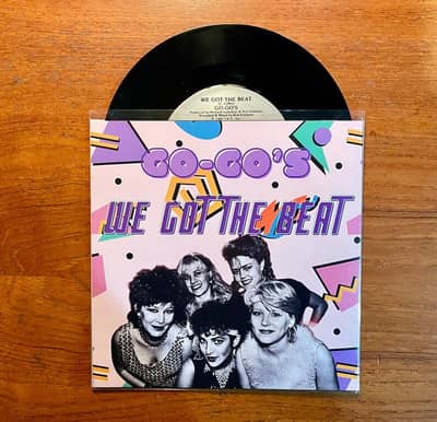 Image 2 of The Go-Go's - We Got The Beat 7 Inch 45 Single 1981 Vinyl Record with Custom Sleeve