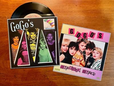 The Go-Go's - Vacation 7" Vinyl Record (1982) w/Custom Sleeve