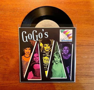 Image 2 of The Go-Go's - Vacation 7" Vinyl Record (1982) w/Custom Sleeve