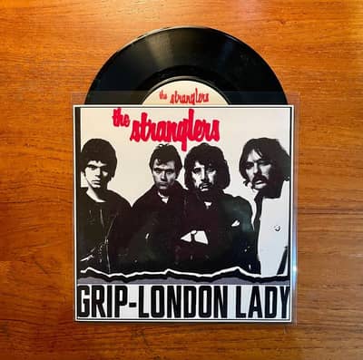Image 2 of The Stranglers - Grip / London Lady 1977 UK Vinyl 7" Single w/Custom Sleeve