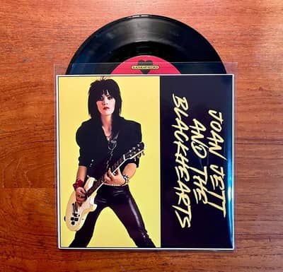 Image 2 of Joan Jett - I Hate Myself For Loving You 7" Vinyl w/Custom Sleeve