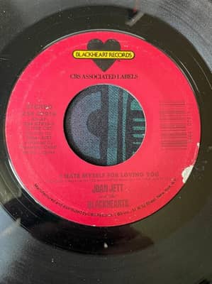 Image 5 of Joan Jett - I Hate Myself For Loving You 7" Vinyl w/Custom Sleeve
