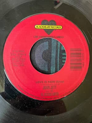 Image 6 of Joan Jett - I Hate Myself For Loving You 7" Vinyl w/Custom Sleeve