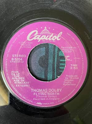 Image 5 of Thomas Dolby - She Blinded Me With Science 7" Vinyl  1982 w/Custom Sleeve
