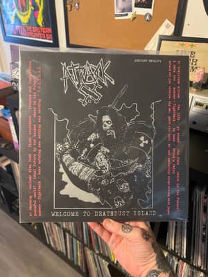 Image 2 of Attack SS - Welcome To Deathdust Island (Distort Reality, DISTORT 44) • LP • NM/NM