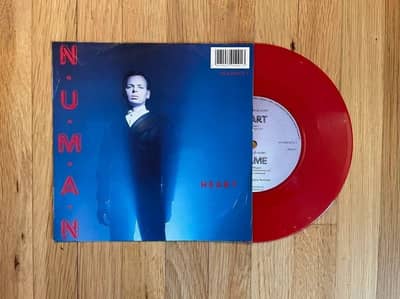Gary Numan - Heart / Shame 7" 2 Track Single 1991 UK Press