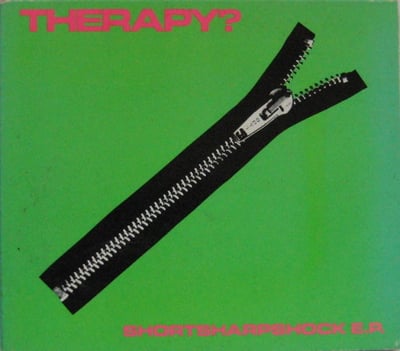 Therapy? - Shortsharpshock E.P. (A&M Records, A&M Records, AM 208, 580 208-7) · 7", EP, Ltd, Pin