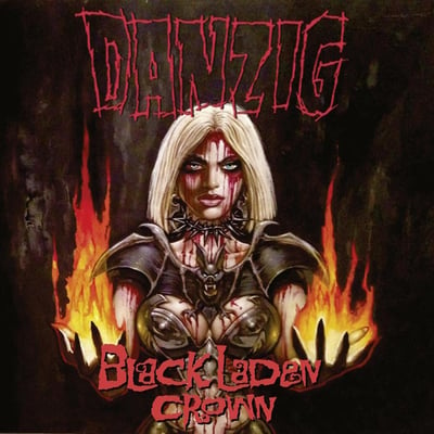 Danzig - Black Laden Crown (AFM Records, AFM Records, AFM 555-1, AFM 555-11) · LP, Album, Ltd, Yel