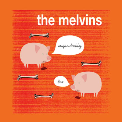 Melvins / U-Men (2) - Sugar Daddy Live Split Series (Amphetamine Reptile Records, Scale 123) · 12", Ltd, Cle