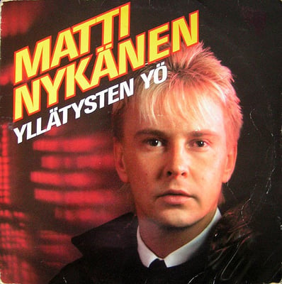 Matti Nykänen - Yllätysten Yö (AXR, AXRLP 1032) · LP, Album