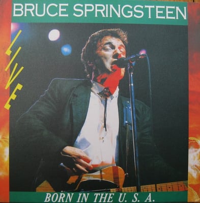 Bruce Springsteen - Born In The USA (CBS, 86304) · LP, Album, Red