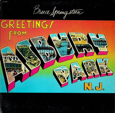 Bruce Springsteen - Greetings From Asbury Park N.J. (CBS, CBS, 65480, S 65480) · LP, Album, RE
