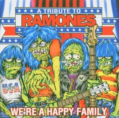 Various - We're A Happy Family - A Tribute To Ramones (Enjoy The Ride Records, ETR055) · 2xLP, Comp, Ltd, RE, Red