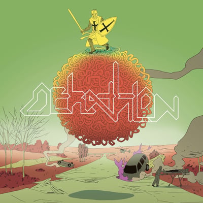 Dekathlon - The Thin Road (Full Contact Records (2), KRYPT-133) · 7", Gre