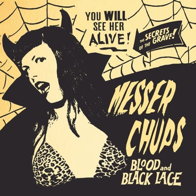 Messer Chups - Blood And Black Lace (Hi-Tide Recordings, HT-112) · 7", EP, Ltd, Blo