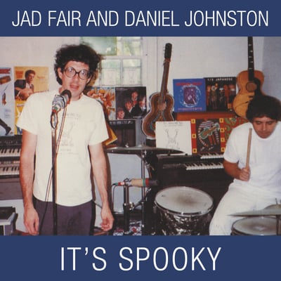Jad Fair And Daniel Johnston - It's Spooky (Joyful Noise Recordings, JNR321) · 2xLP, Album, Ltd, RE, RM, Whi + Flexi, 7", Whi