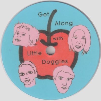 Deerhoof - Get Along With Little Doggies / Sunnyside (Instrumental) (Joyful Noise Recordings, JNR433-7) · Lathe, 7", Club, Ltd, Cle