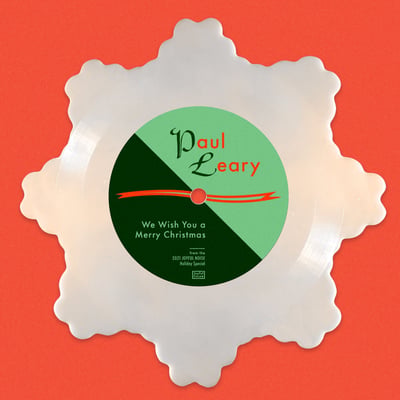 Paul Leary - We Wish You A Merry Christmas (Joyful Noise Recordings, none) · Lathe, 7", Shape, S/Sided, Ltd, Num, Whi