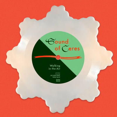 Sound Of Ceres - Walking In The Air (Joyful Noise Recordings, none) · Lathe, 7", Shape, S/Sided, Ltd, Num, Whi