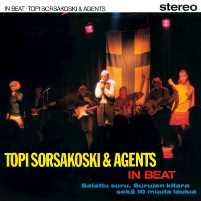 Topi Sorsakoski & Agents - In Beat (Lipposen Levy Ja Kasetti, LIPPOLEVY048) · LP, Album, Num, RE, Red
