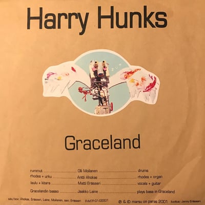 Harry Hunks - Graceland (Marsu On Paras, Marsu-01) · 7", Single