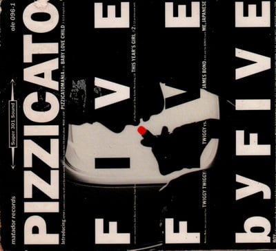 Pizzicato Five - Five By Five (Matador, OLE 096-2) · CD, EP