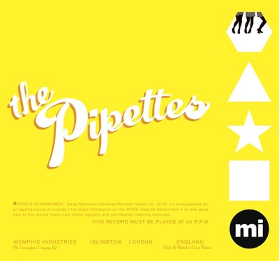 The Pipettes - Pull Shapes (Memphis Industries, MI071S2) · 7", Single, Yel