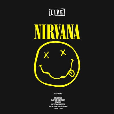 Nirvana - Live (Milton, 001) · LP, Unofficial, W/Lbl
