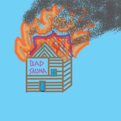 Bad Sauna - Kaikki On Nähty Jo / Lähtökohdat (Need Money For Records, NMR003) · 7"