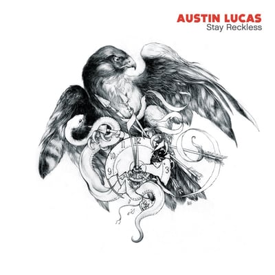 Austin Lucas - Stay Reckless (New West Records, NW5077) · LP, Album, Ltd, Whi + 7", Single