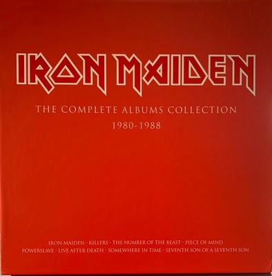 Iron Maiden - The Complete Albums Collection 1980-1988 (Parlophone, 2564622290) · 3xLP, Album, RE, 180 + Box, Comp, Ltd