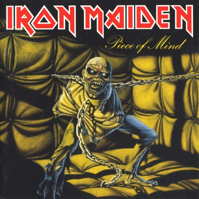Iron Maiden - Piece Of Mind (Parlophone, 2564624882) · LP, Album, RE, RM, 180