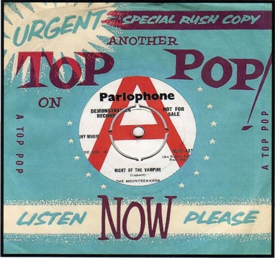 The Moontrekkers - Night Of The Vampire (Parlophone, 45-R 4814) · 7", Single