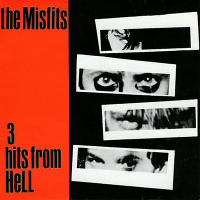 Misfits - 3 Hits From Hell (Plan 9 (2), PL1013) · 7", EP, RE, Unofficial, W/Lbl
