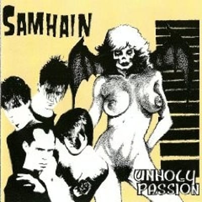 Samhain - Unholy Passion (Plan 9 (2), PL9-05) · 12", EP, Unofficial, Pin